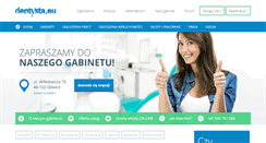 Desktop Screenshot of dentysta.eu